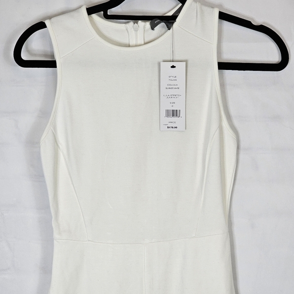 Nwt French Connection Sundae Lula Sleeveless Jumpsuit Summer White 4 - Picture 5 of 11